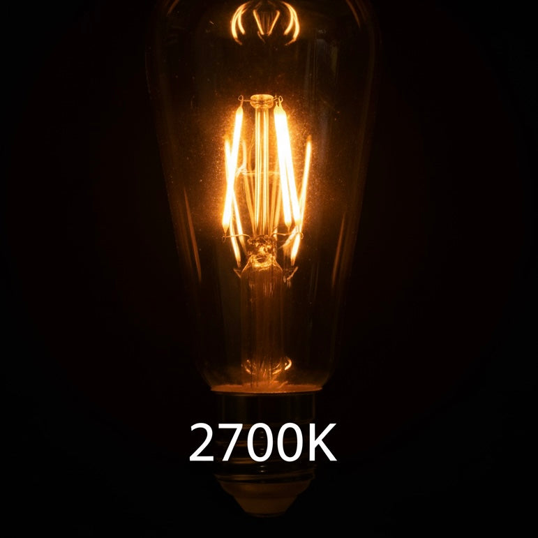 Amber LED Filament Bulb 6W