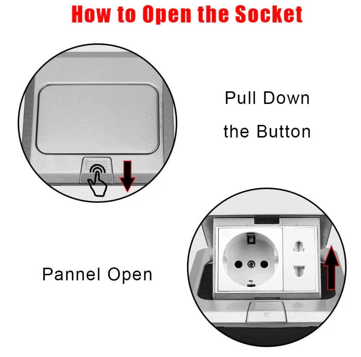 Pop-up socket