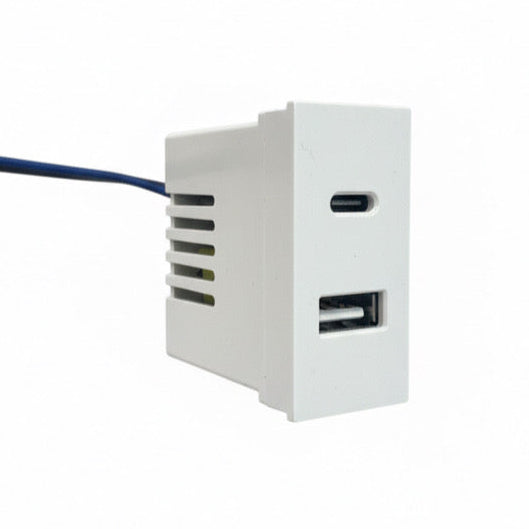 USB and Type C charger socket outlet